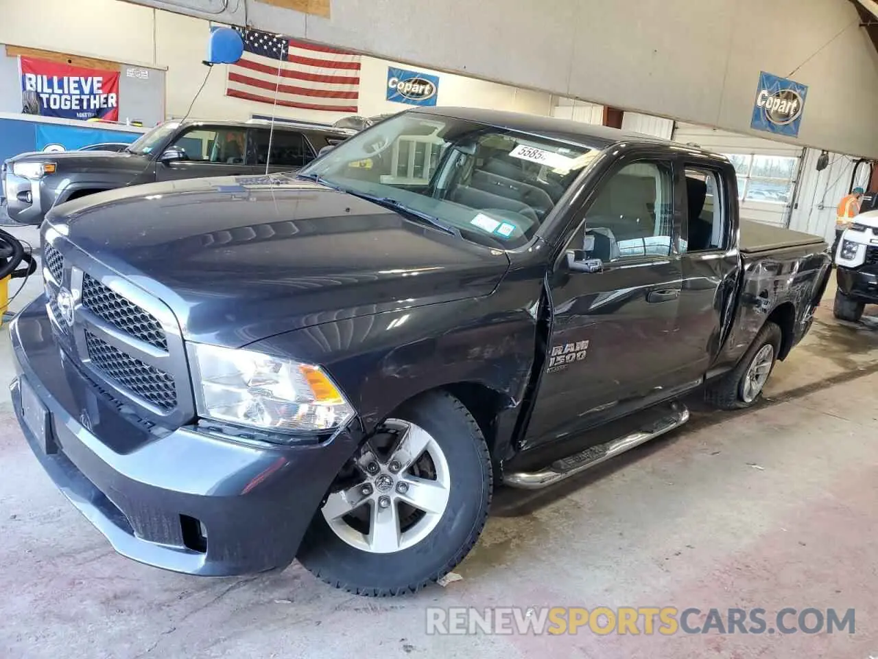 1 Photograph of a damaged car 1C6RR7FG5KS589782 RAM 1500 2019