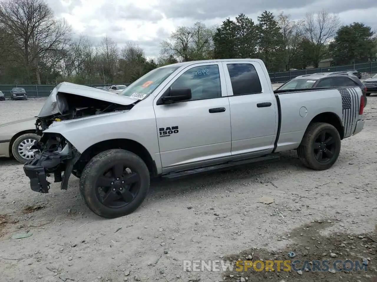 1 Photograph of a damaged car 1C6RR7FG7KS533780 RAM 1500 2019