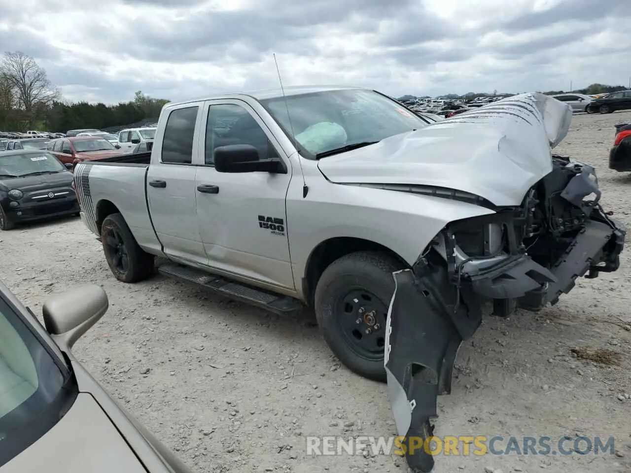 4 Photograph of a damaged car 1C6RR7FG7KS533780 RAM 1500 2019