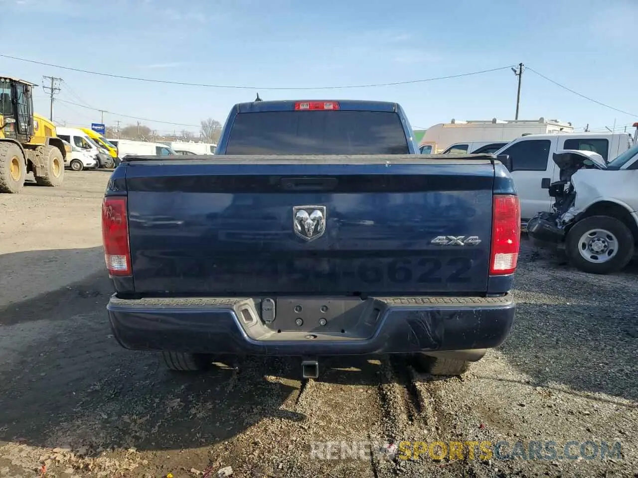 6 Фотография поврежденного автомобиля 1C6RR7FG7KS638531 RAM 1500 2019