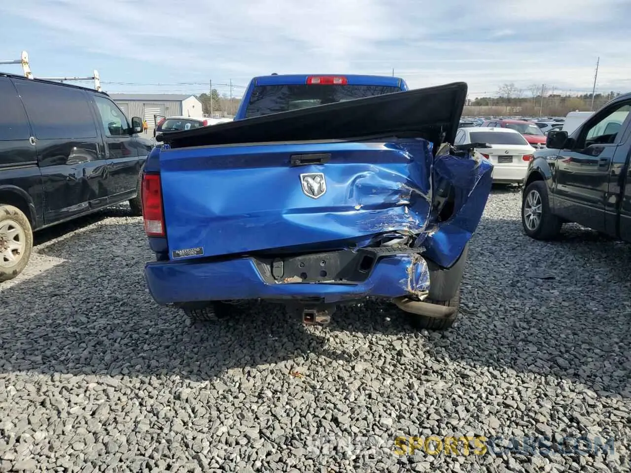6 Photograph of a damaged car 1C6RR7FG8KS612715 RAM 1500 2019