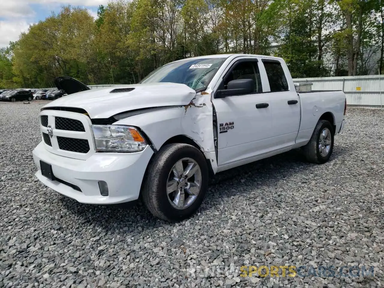 1 Photograph of a damaged car 1C6RR7FG9KS669229 RAM 1500 2019
