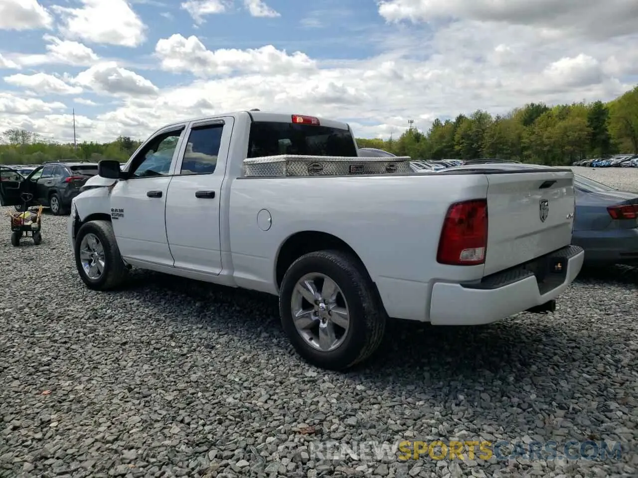 2 Photograph of a damaged car 1C6RR7FG9KS669229 RAM 1500 2019