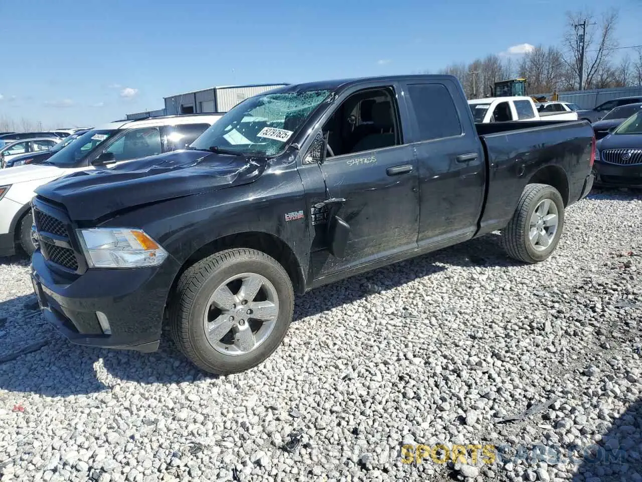 1 Photograph of a damaged car 1C6RR7FT2KS597724 RAM 1500 2019