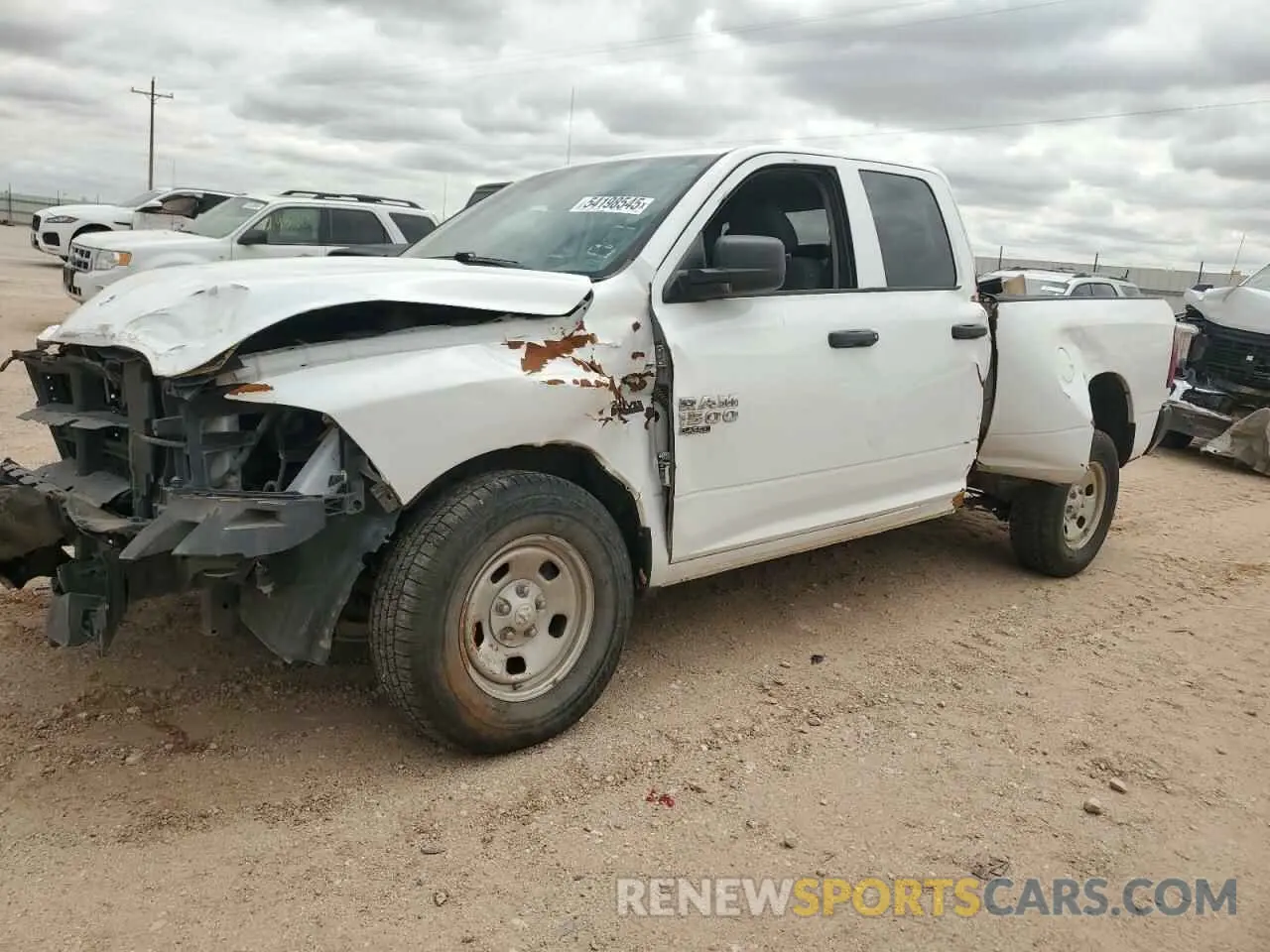 1 Photograph of a damaged car 1C6RR7FT4KS503472 RAM 1500 2019