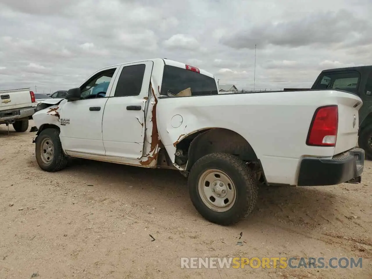 2 Photograph of a damaged car 1C6RR7FT4KS503472 RAM 1500 2019