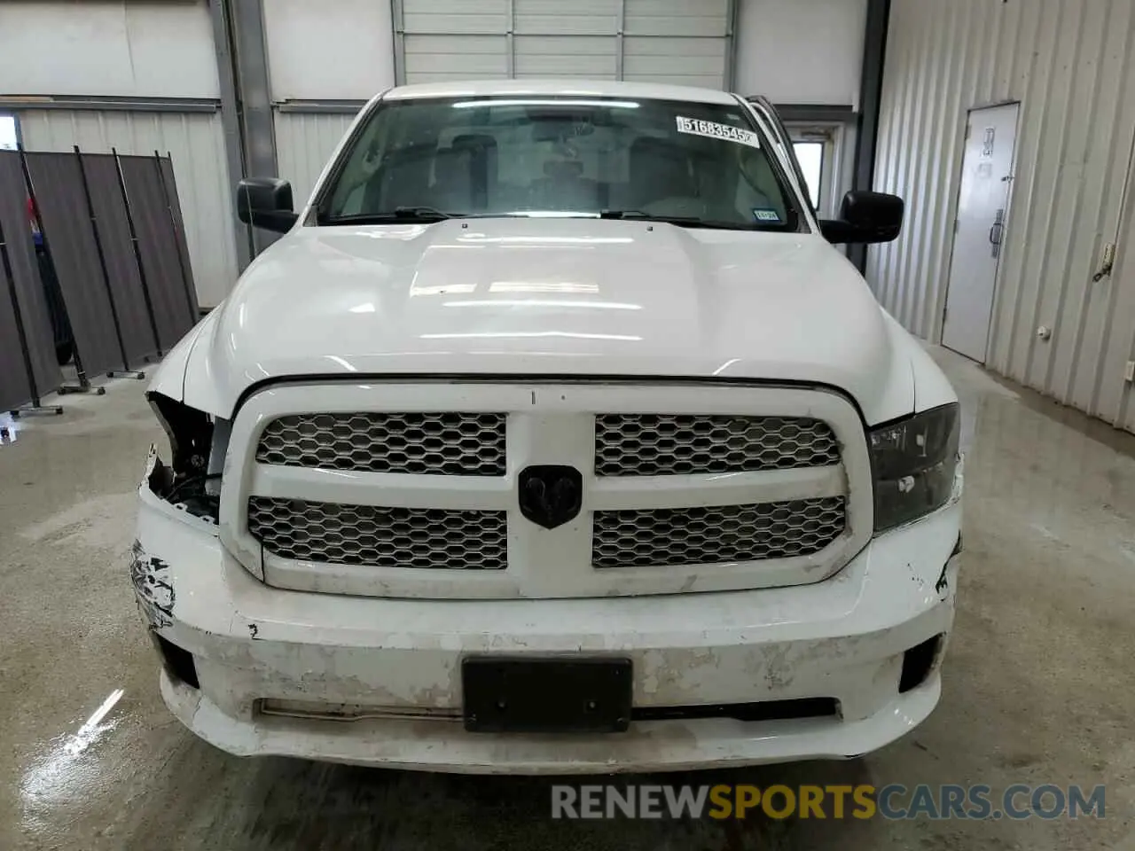 5 Photograph of a damaged car 1C6RR7FT8KS626370 RAM 1500 2019