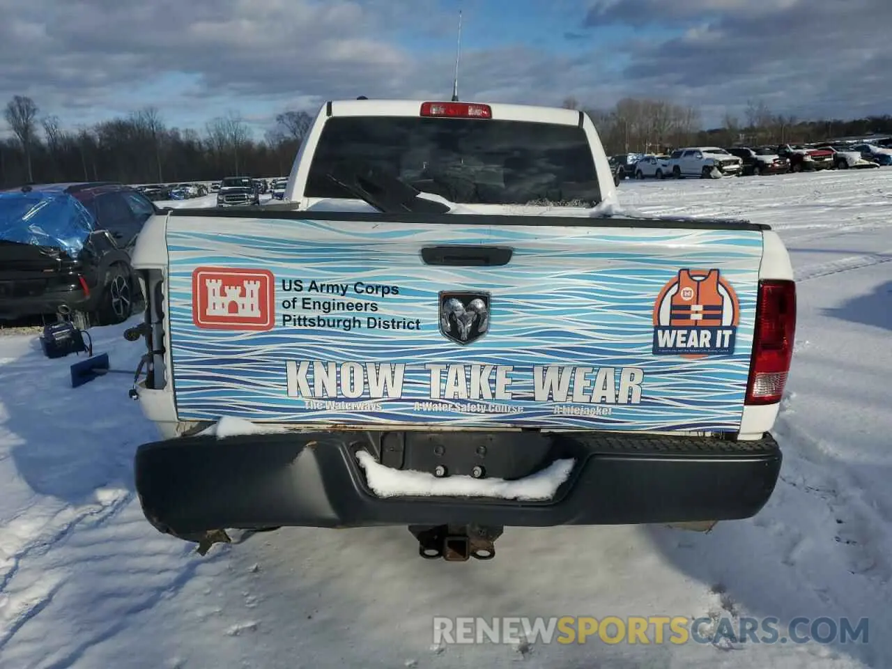 6 Photograph of a damaged car 1C6RR7KG2KS672110 RAM 1500 2019