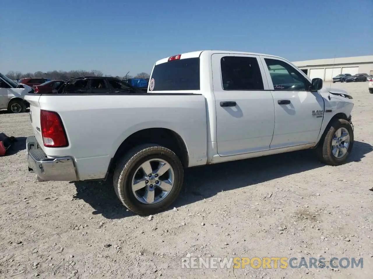 3 Photograph of a damaged car 1C6RR7KM8KS682064 RAM 1500 2019
