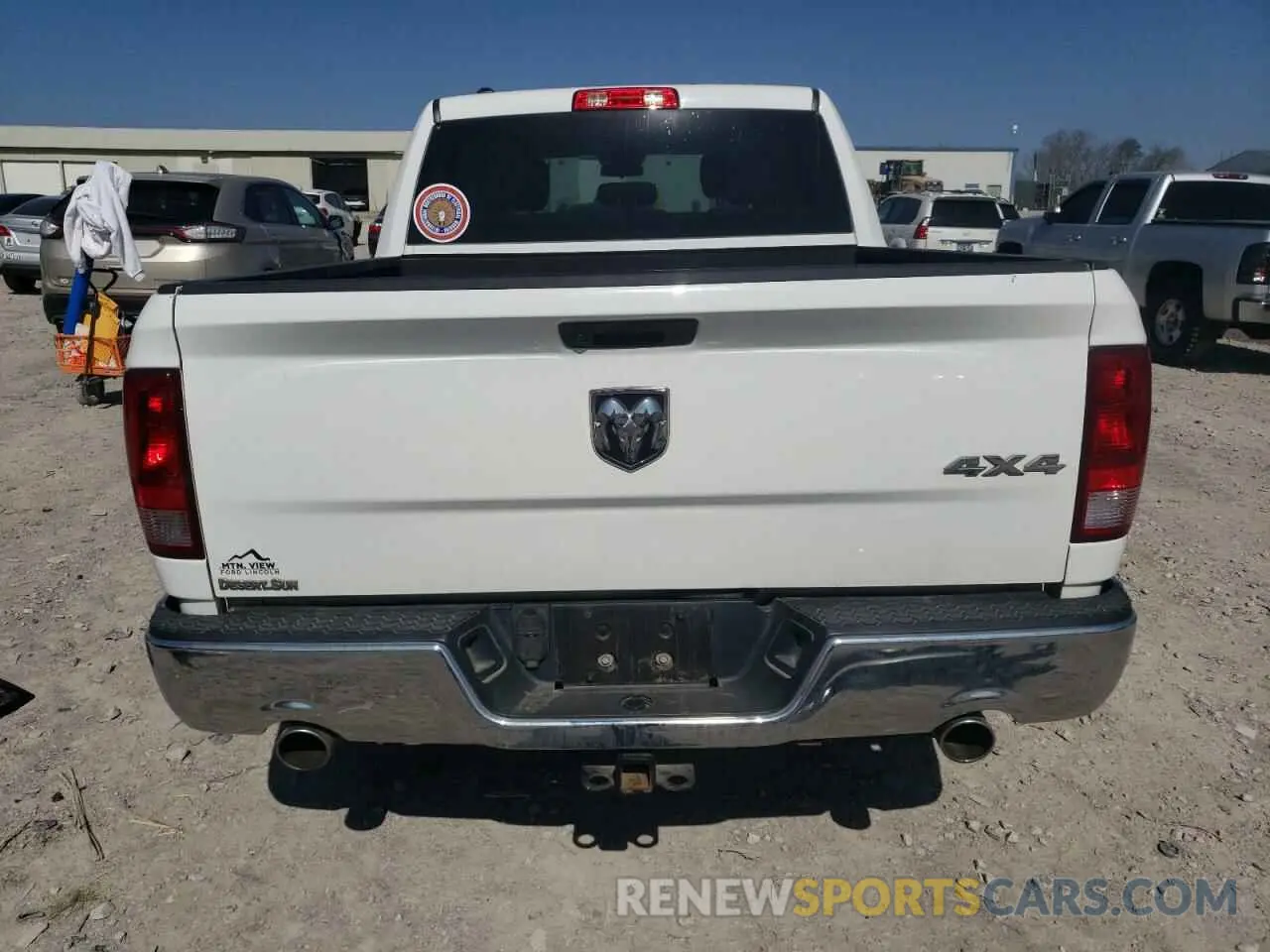 6 Photograph of a damaged car 1C6RR7KM8KS682064 RAM 1500 2019