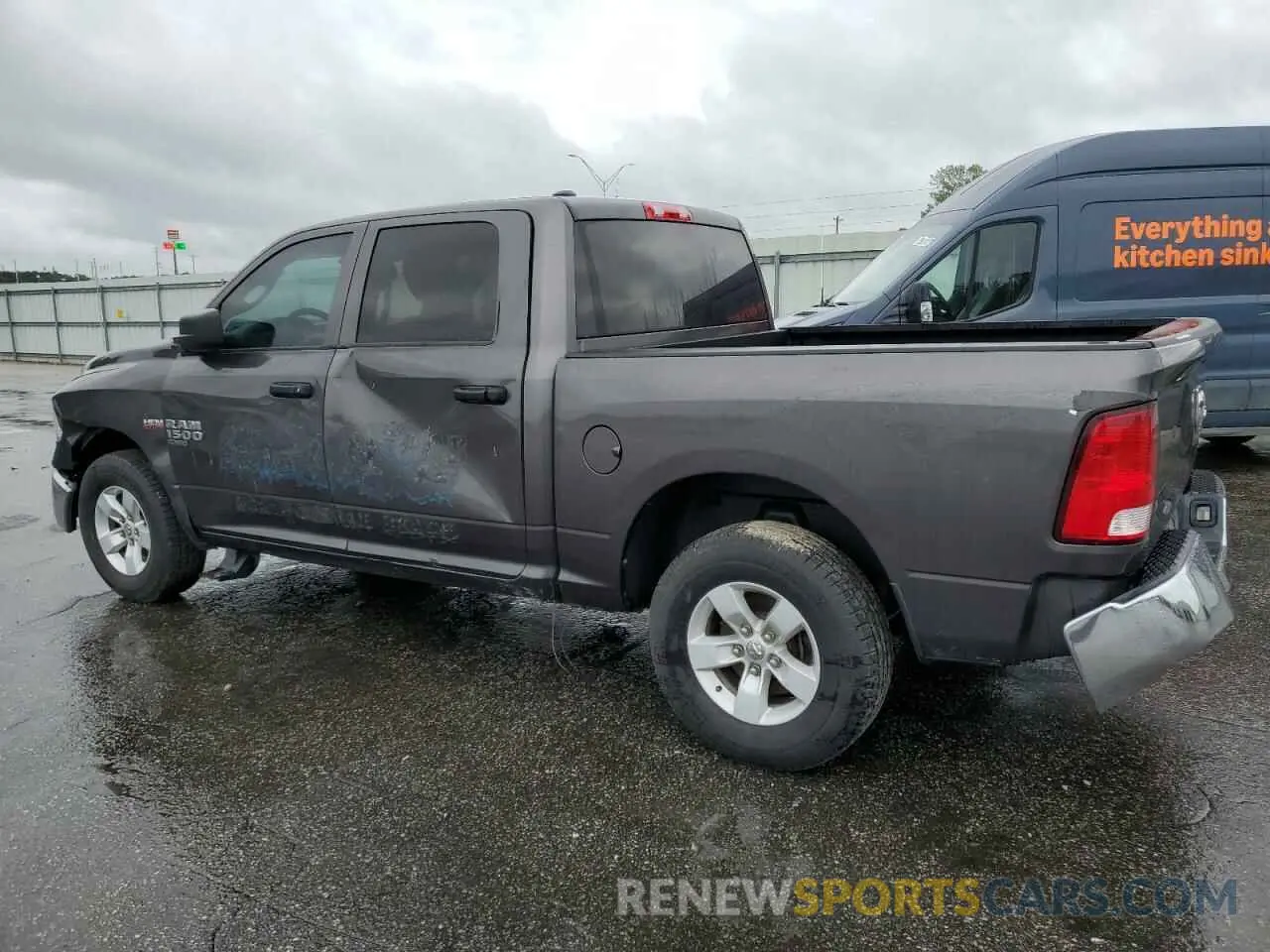 2 Photograph of a damaged car 1C6RR7KT2KS631179 RAM 1500 2019