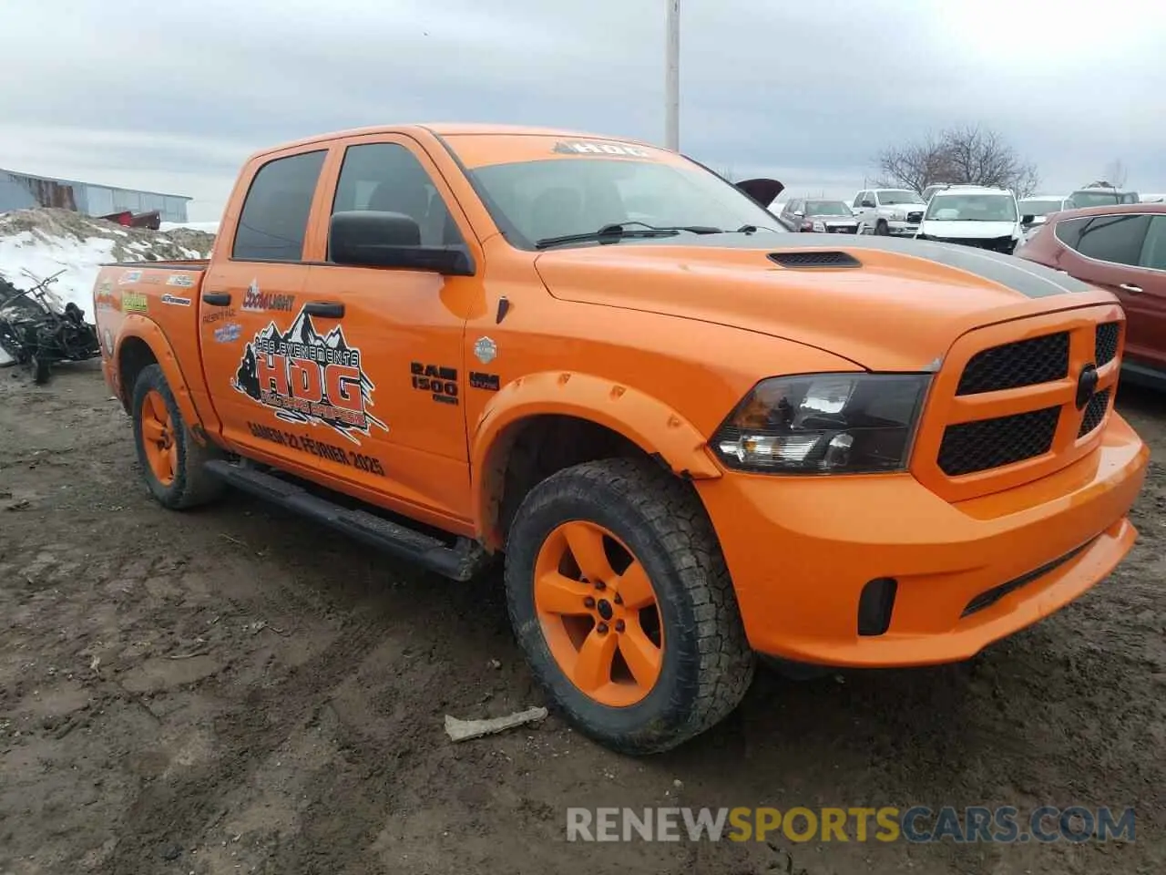 4 Фотография поврежденного автомобиля 1C6RR7KT9KS610717 RAM 1500 2019