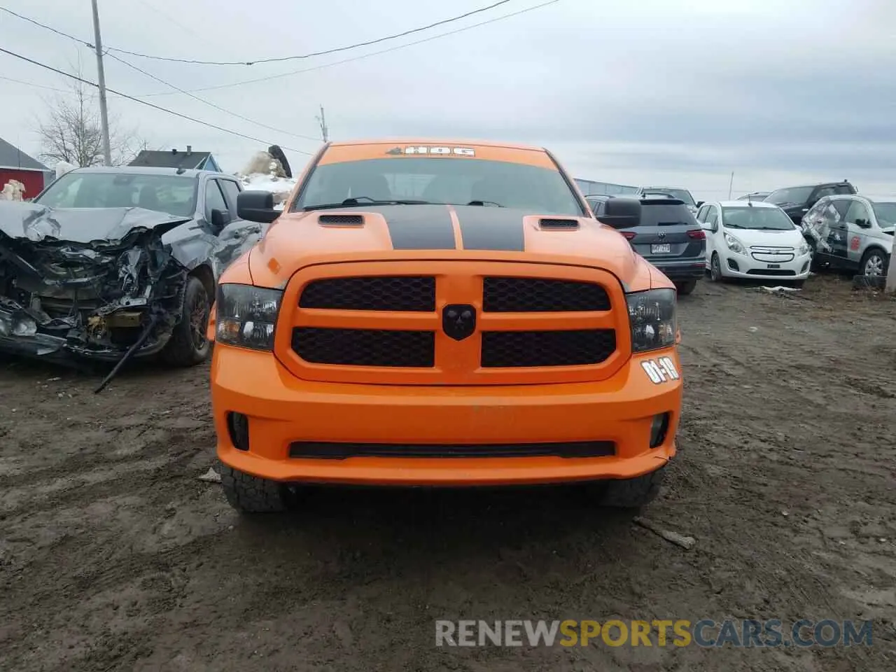 5 Фотография поврежденного автомобиля 1C6RR7KT9KS610717 RAM 1500 2019