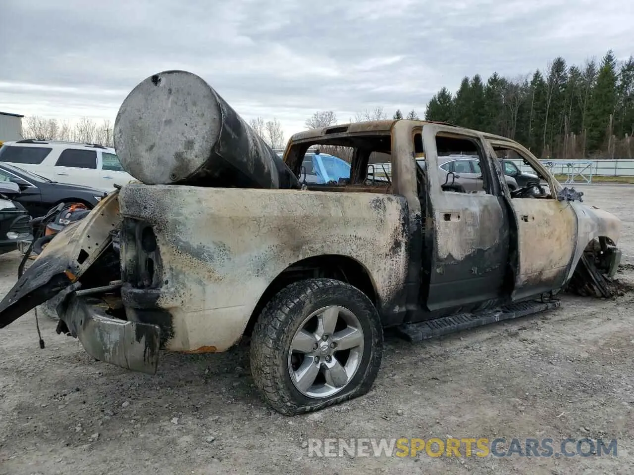 3 Photograph of a damaged car 1C6RR7LT1KS727612 RAM 1500 2019