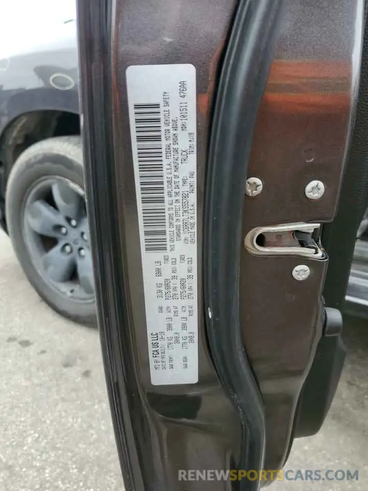12 Photograph of a damaged car 1C6RR7LT3KS557821 RAM 1500 2019
