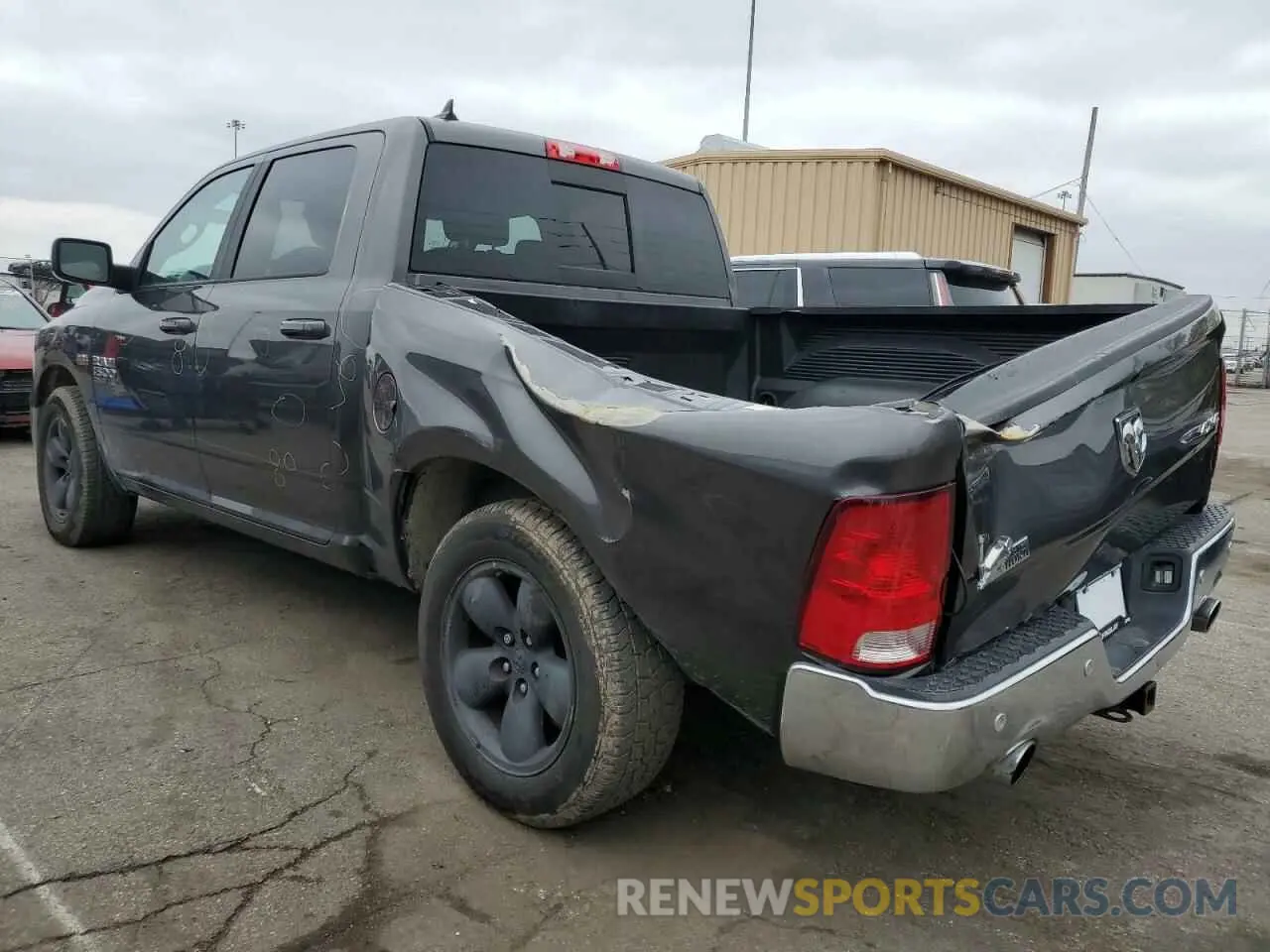 2 Photograph of a damaged car 1C6RR7LT3KS557821 RAM 1500 2019