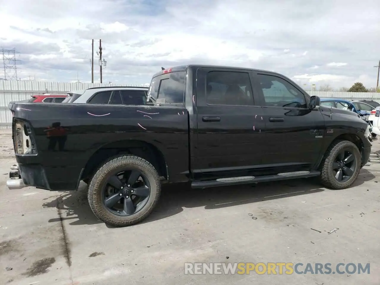 3 Фотография поврежденного автомобиля 1C6RR7LT3KS569323 RAM 1500 2019