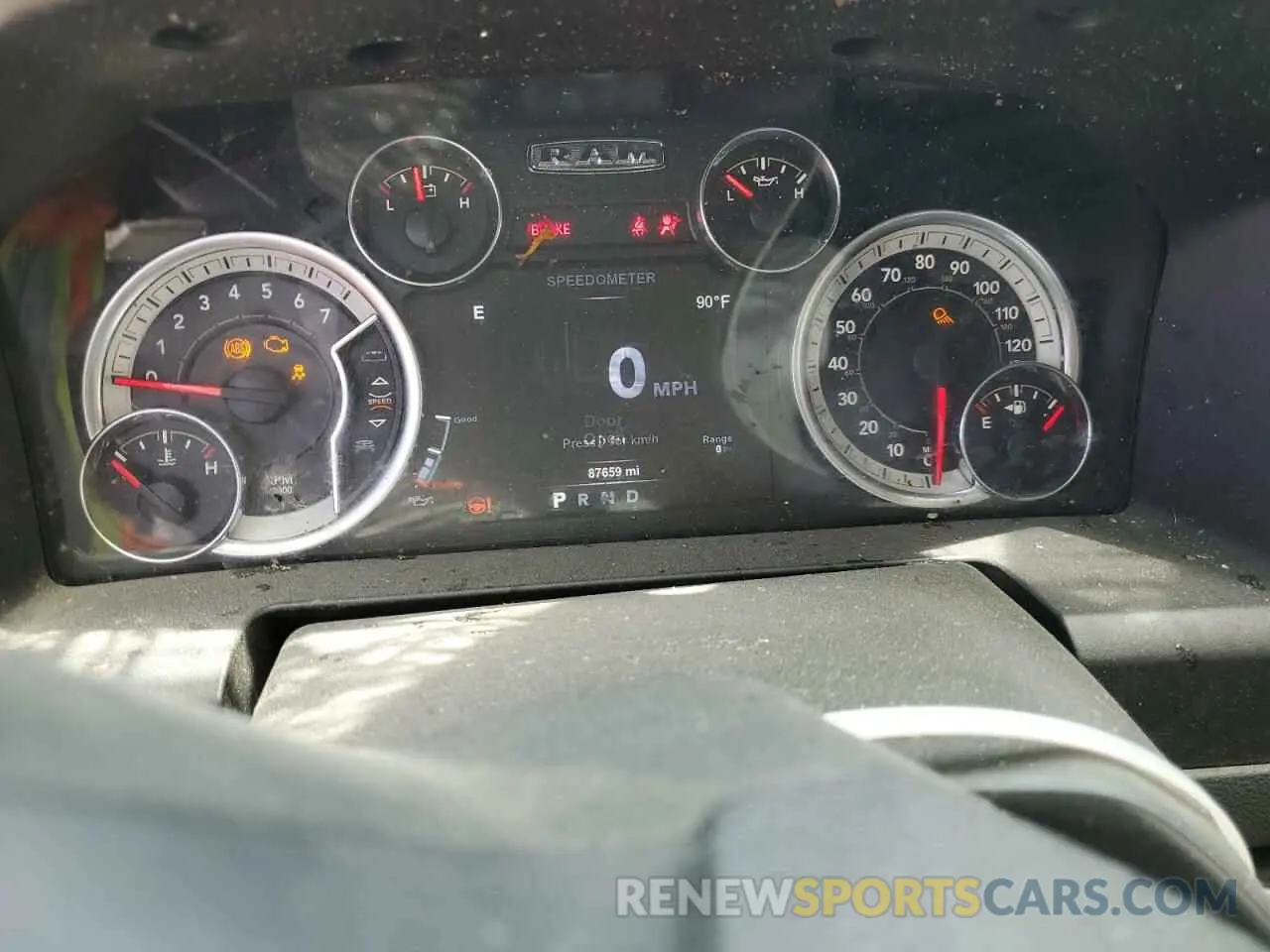 9 Photograph of a damaged car 1C6RR7LT6KS569767 RAM 1500 2019