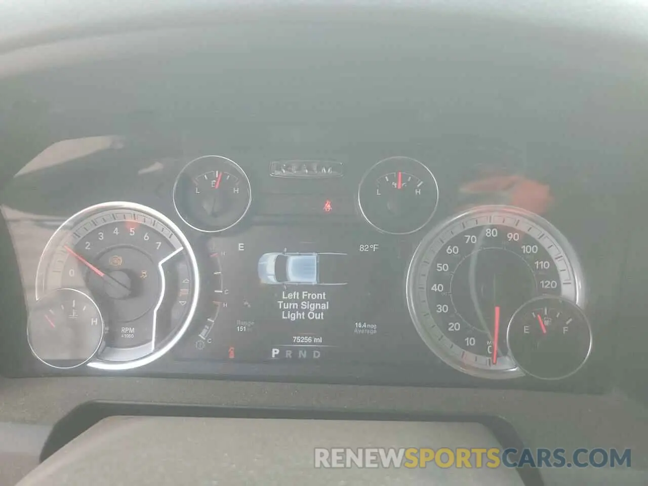 9 Photograph of a damaged car 1C6RR7LT7KS636229 RAM 1500 2019