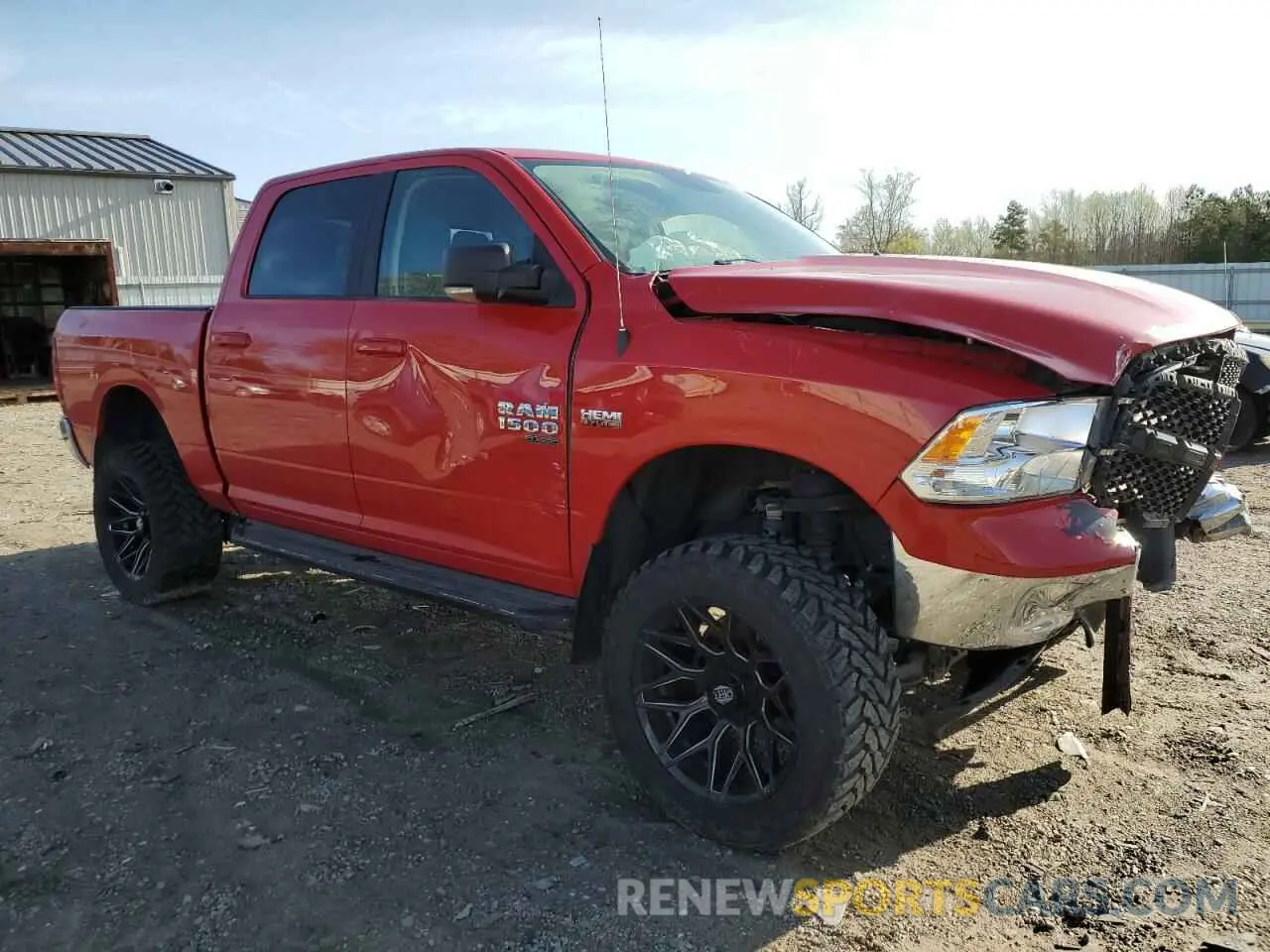 4 Photograph of a damaged car 1C6RR7LT7KS651362 RAM 1500 2019