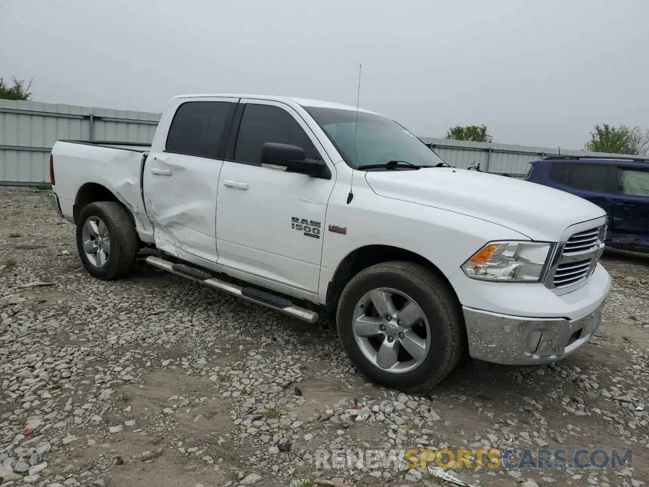 4 Photograph of a damaged car 1C6RR7LT8KS545325 RAM 1500 2019