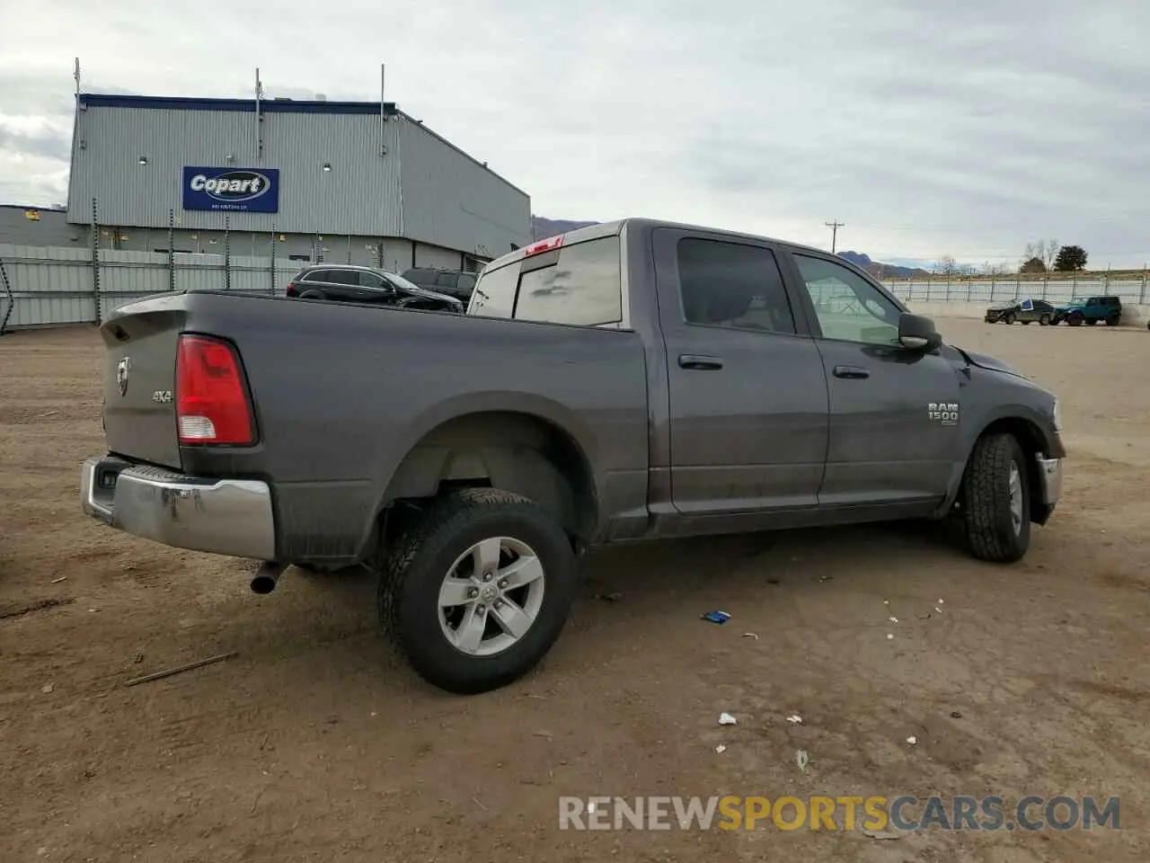 3 Фотография поврежденного автомобиля 1C6RR7LT8KS613896 RAM 1500 2019