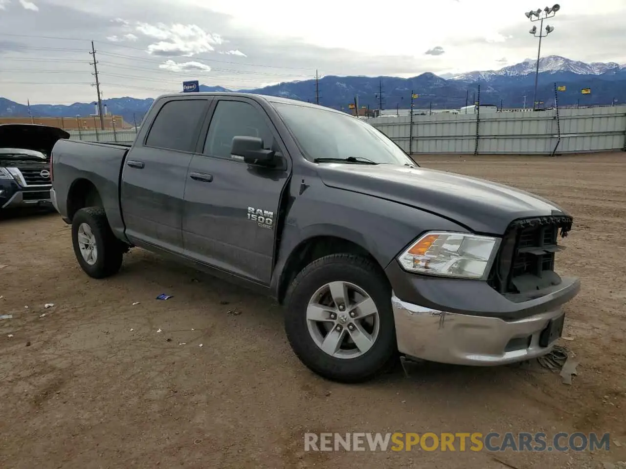4 Фотография поврежденного автомобиля 1C6RR7LT8KS613896 RAM 1500 2019