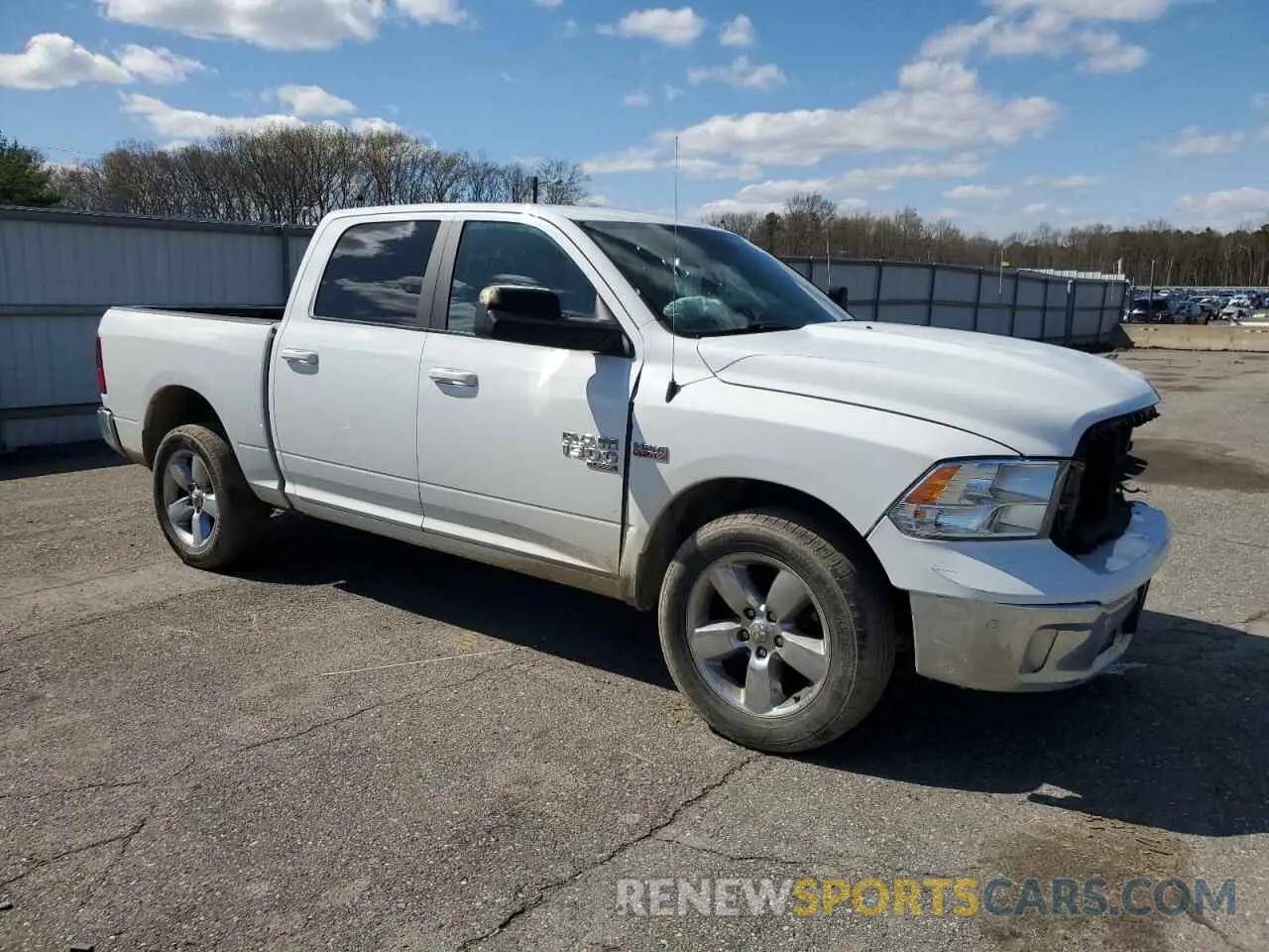 4 Photograph of a damaged car 1C6RR7LT9KS534625 RAM 1500 2019