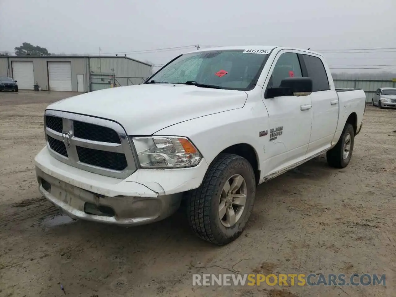 1 Photograph of a damaged car 1C6RR7LT9KS582304 RAM 1500 2019