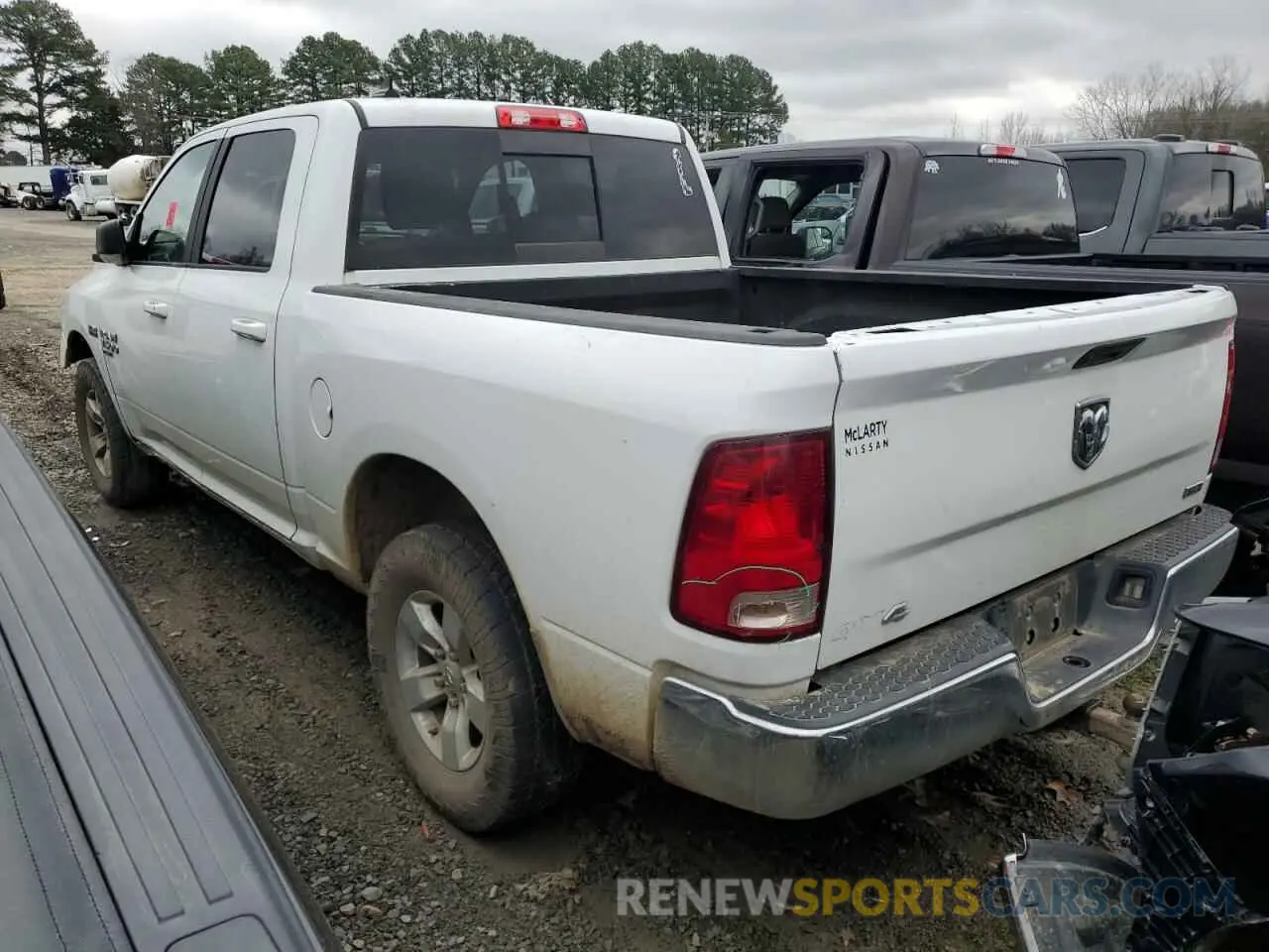 2 Photograph of a damaged car 1C6RR7LT9KS582304 RAM 1500 2019