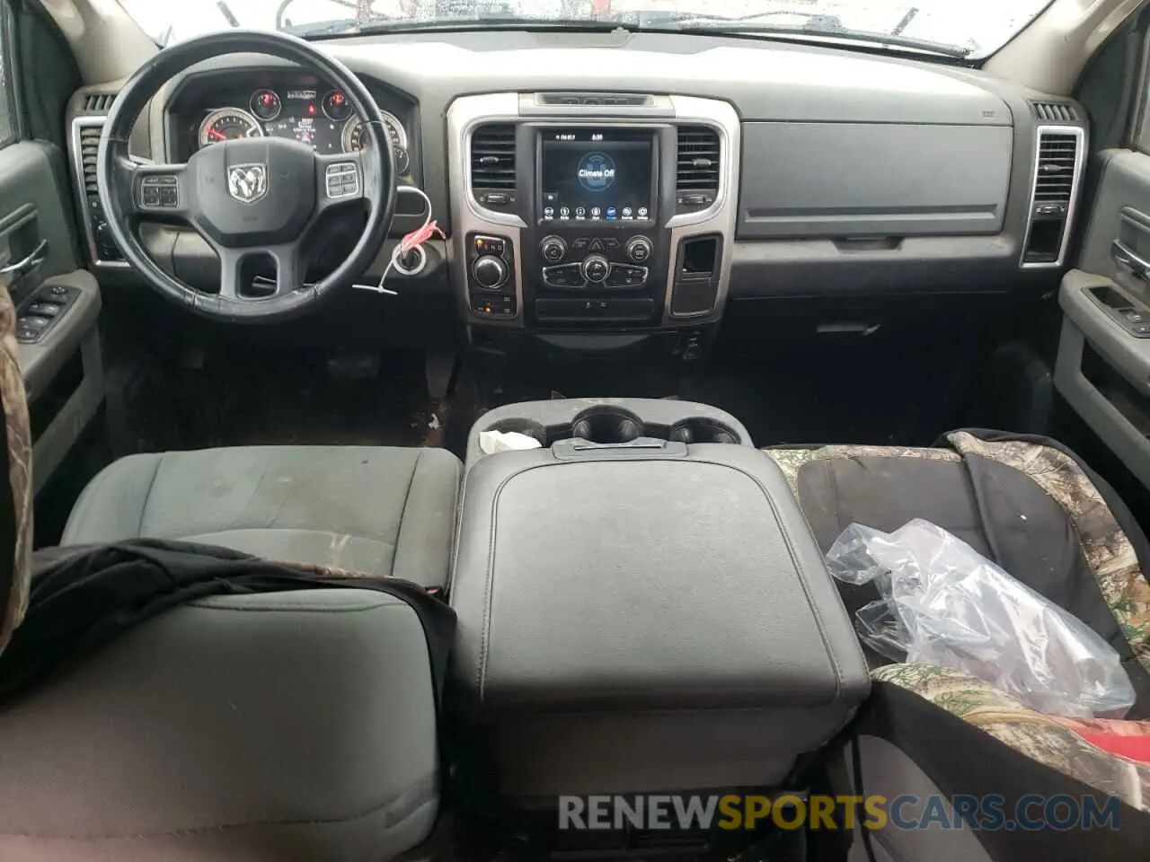 8 Photograph of a damaged car 1C6RR7LT9KS582304 RAM 1500 2019