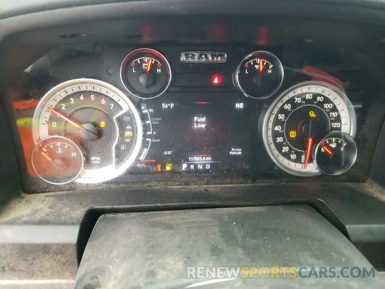 9 Photograph of a damaged car 1C6RR7LT9KS582304 RAM 1500 2019