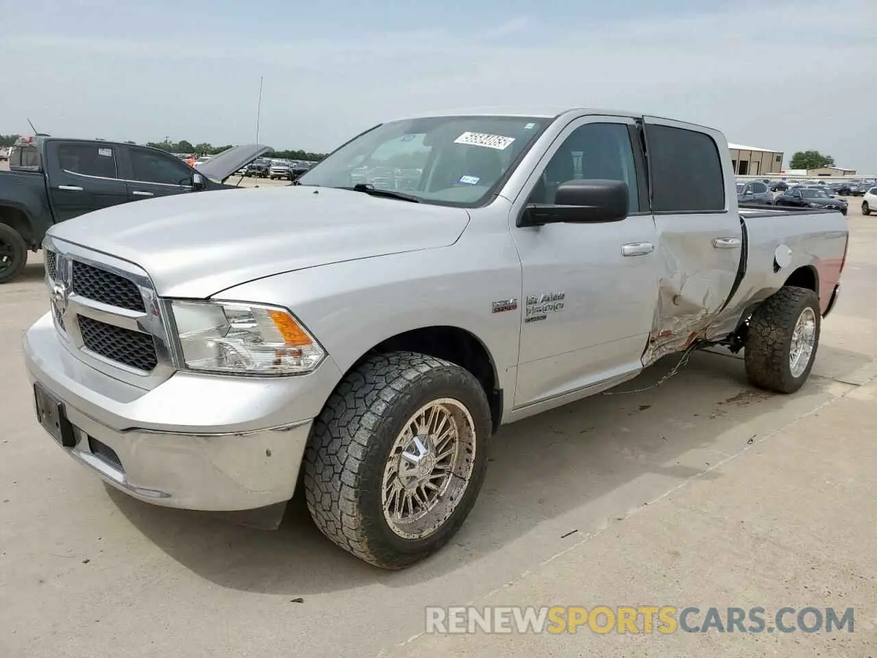 1 Photograph of a damaged car 1C6RR7TT1KS587688 RAM 1500 2019