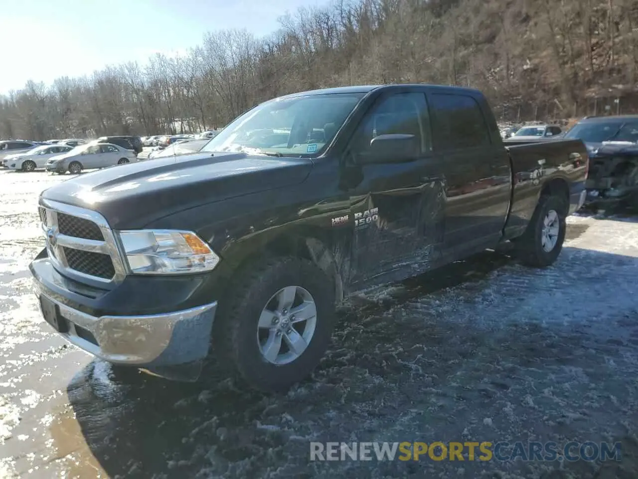 1 Photograph of a damaged car 1C6RR7TT1KS714276 RAM 1500 2019