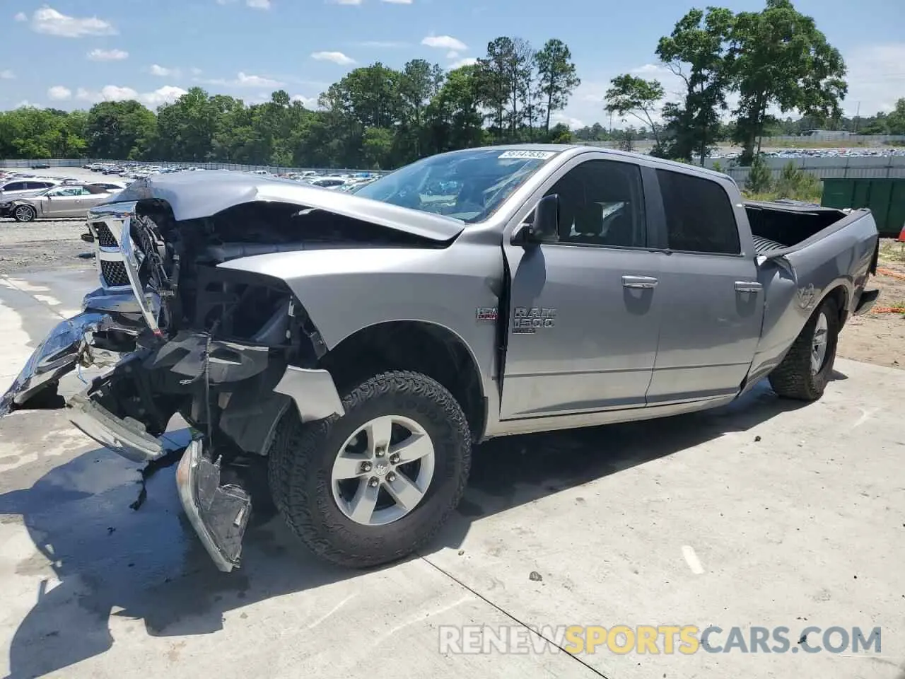 1 Photograph of a damaged car 1C6RR7TT6KS714855 RAM 1500 2019