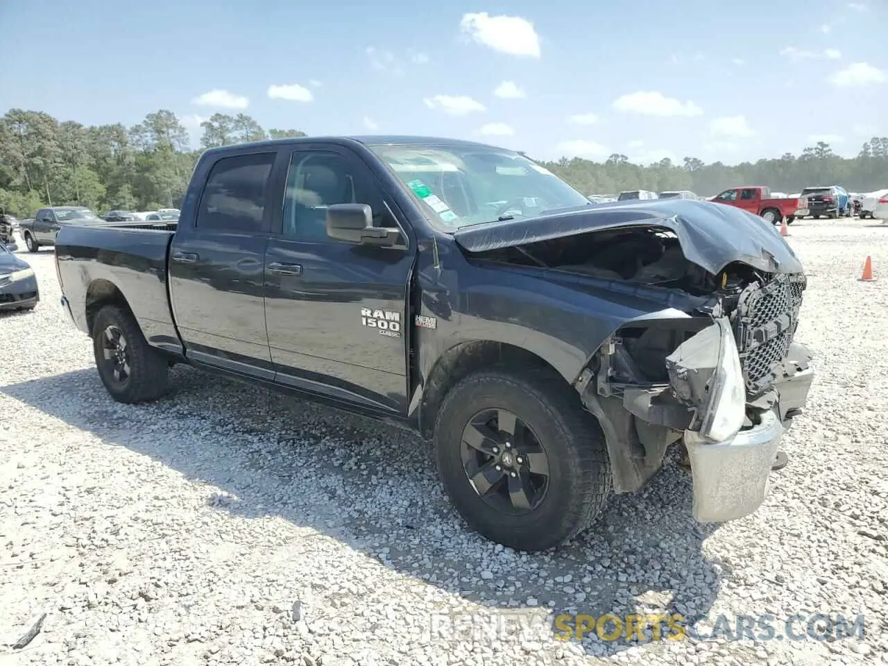 4 Photograph of a damaged car 1C6RR7TT8KS654738 RAM 1500 2019