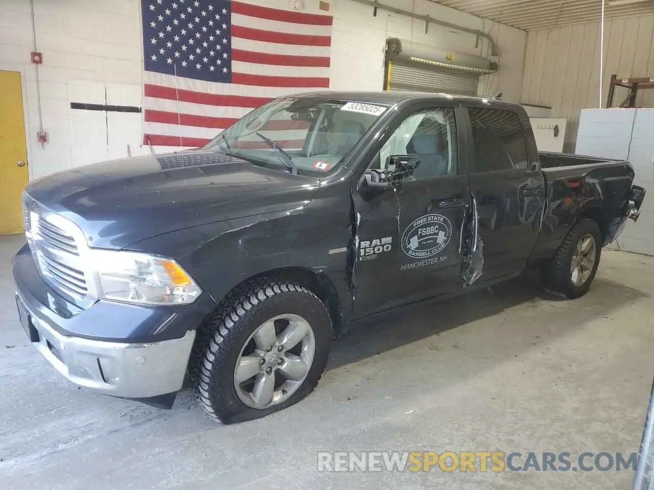 1 Photograph of a damaged car 1C6RR7TT9KS671208 RAM 1500 2019