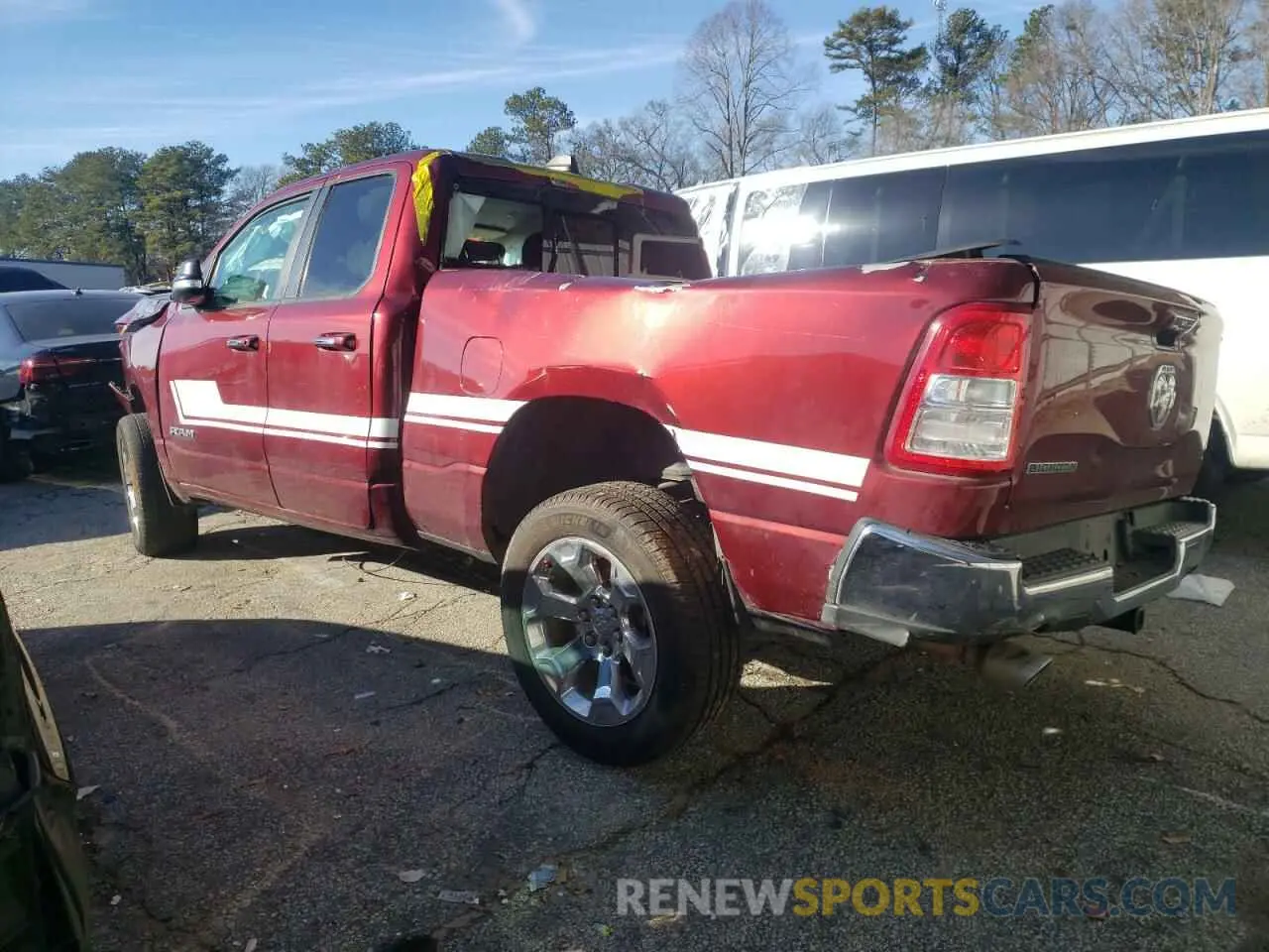 2 Photograph of a damaged car 1C6RREBT1KN902719 RAM 1500 2019