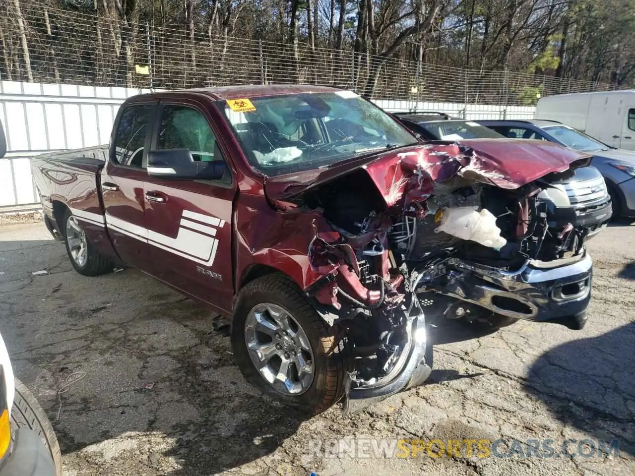 4 Photograph of a damaged car 1C6RREBT1KN902719 RAM 1500 2019