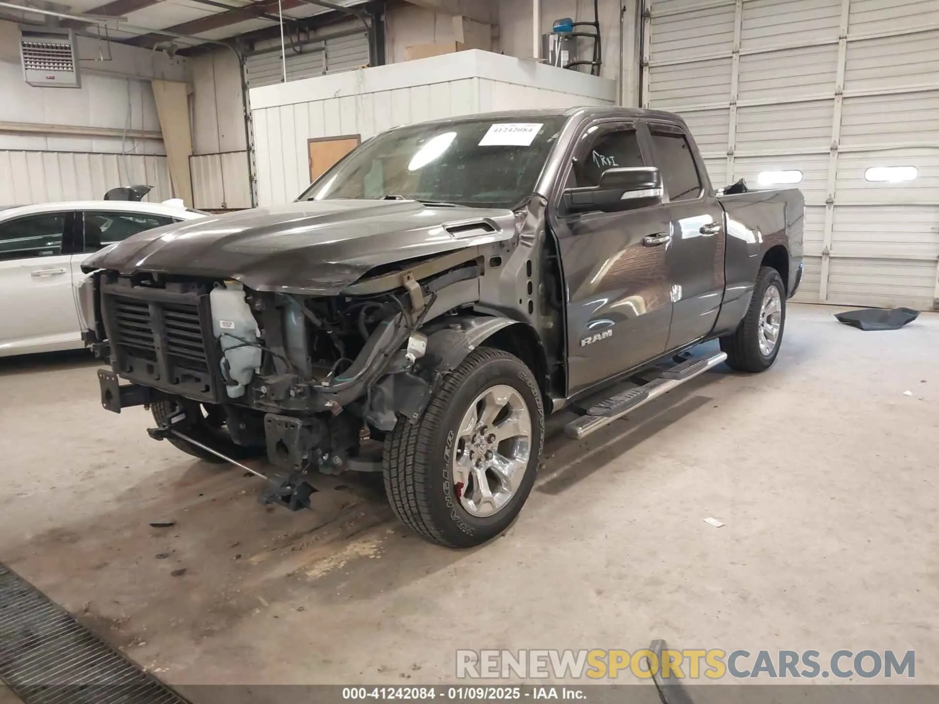2 Photograph of a damaged car 1C6RREBT9KN617833 RAM 1500 2019