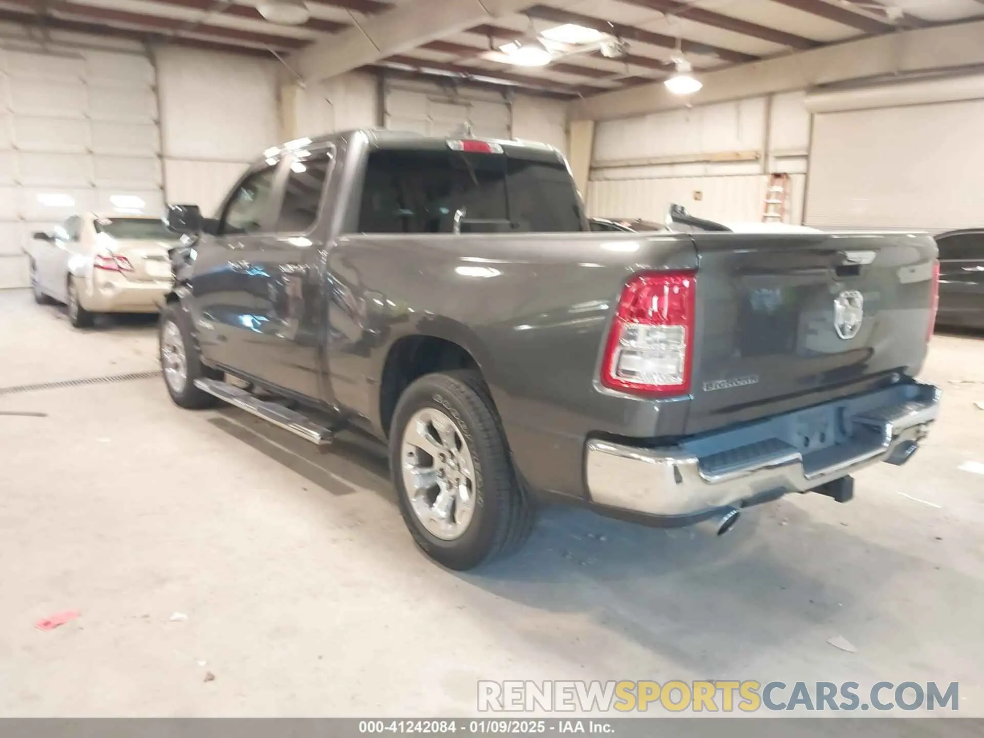3 Photograph of a damaged car 1C6RREBT9KN617833 RAM 1500 2019