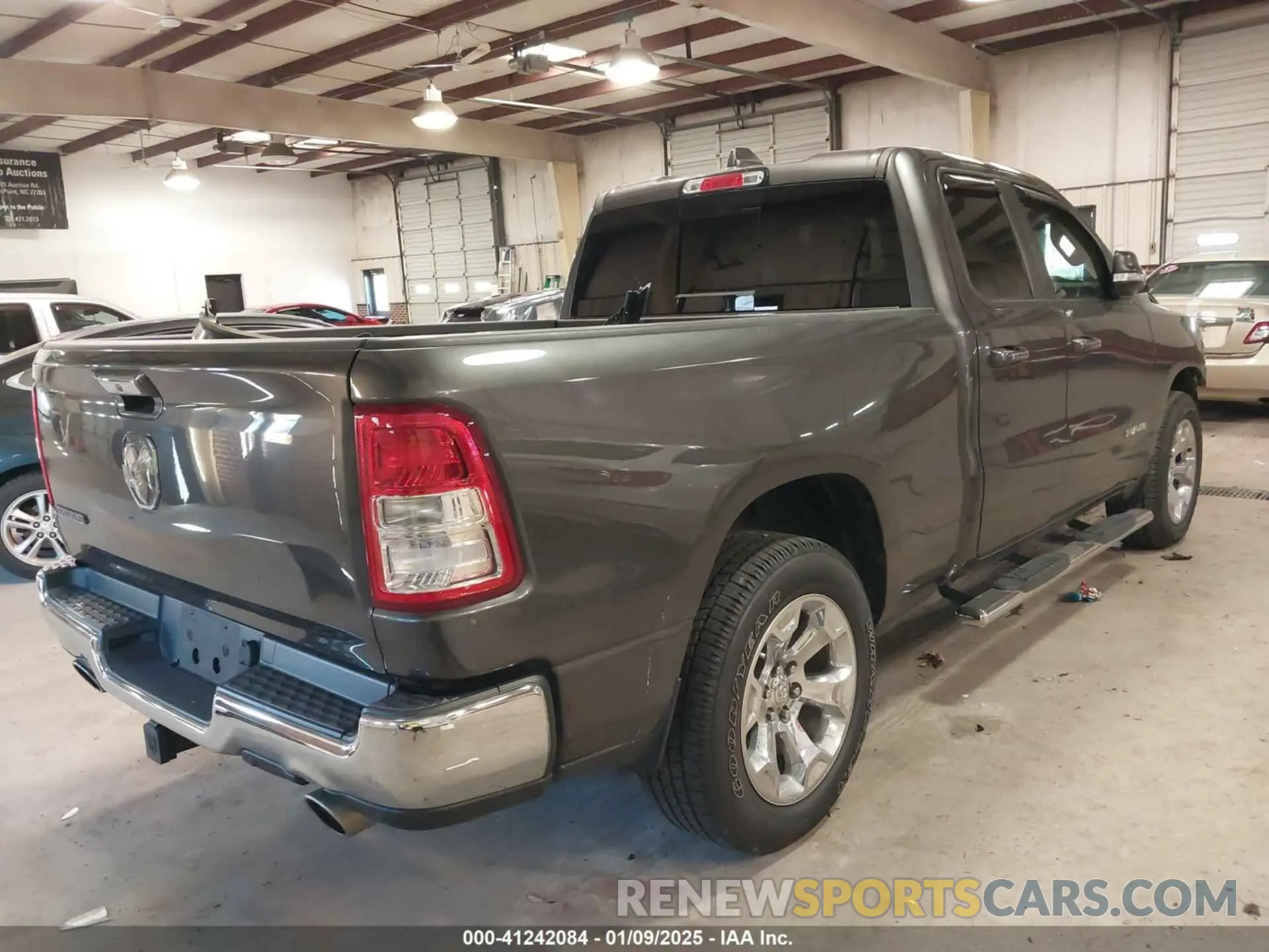 4 Photograph of a damaged car 1C6RREBT9KN617833 RAM 1500 2019