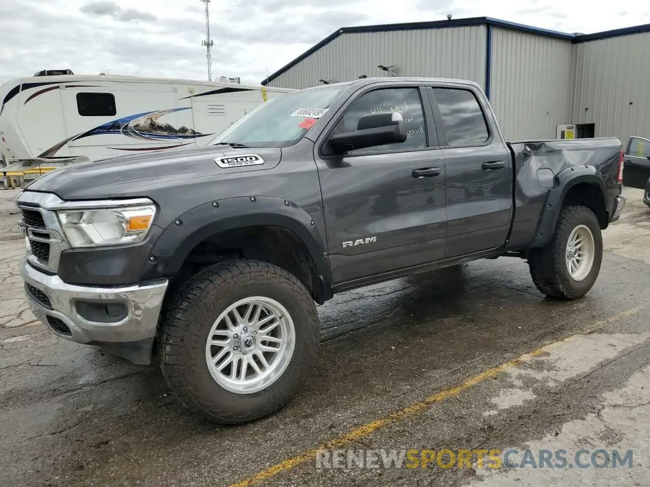 1 Photograph of a damaged car 1C6RRECTXKN667039 RAM 1500 2019