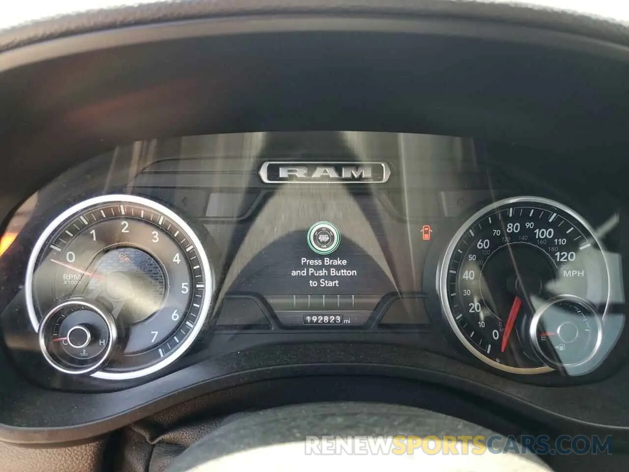 9 Photograph of a damaged car 1C6RREDT8KN769499 RAM 1500 2019
