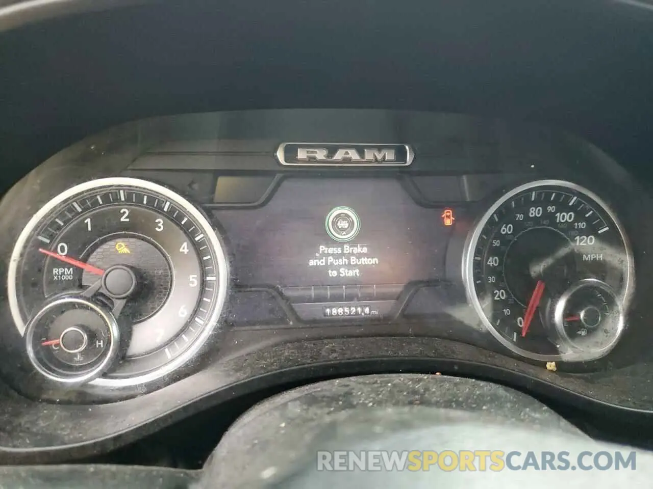 9 Фотография поврежденного автомобиля 1C6RREFT2KN530950 RAM 1500 2019