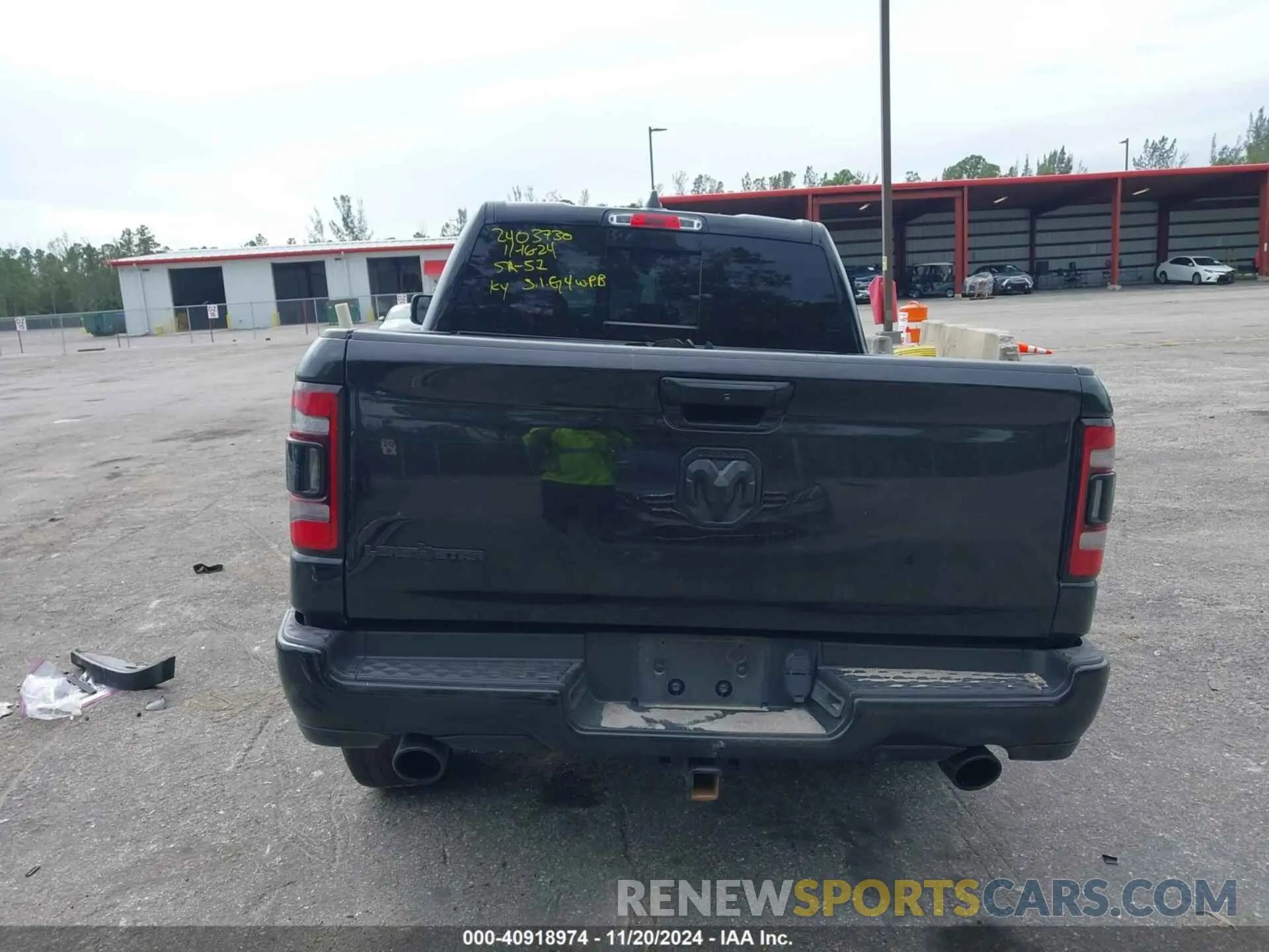 15 Photograph of a damaged car 1C6RREFT4KN852103 RAM 1500 2019