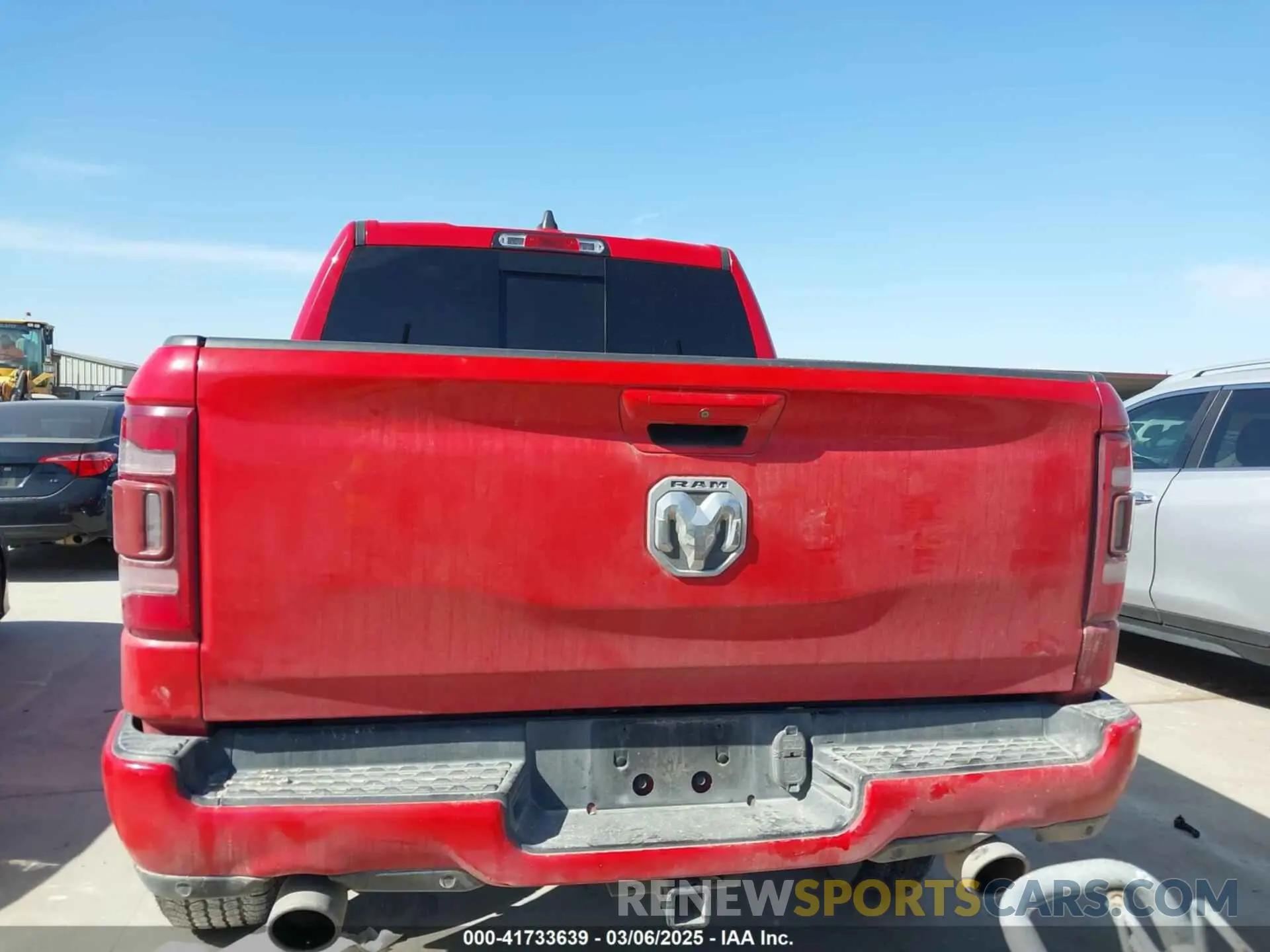 16 Фотография поврежденного автомобиля 1C6RREFT5KN548004 RAM 1500 2019
