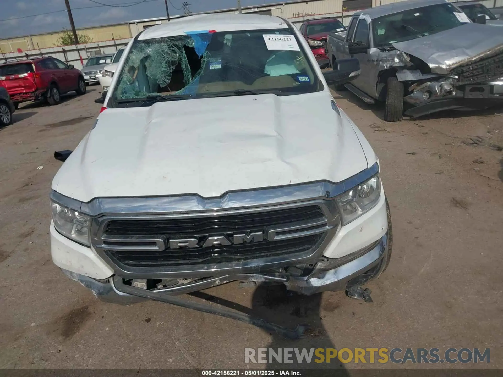 12 Photograph of a damaged car 1C6RREFT5KN596490 RAM 1500 2019