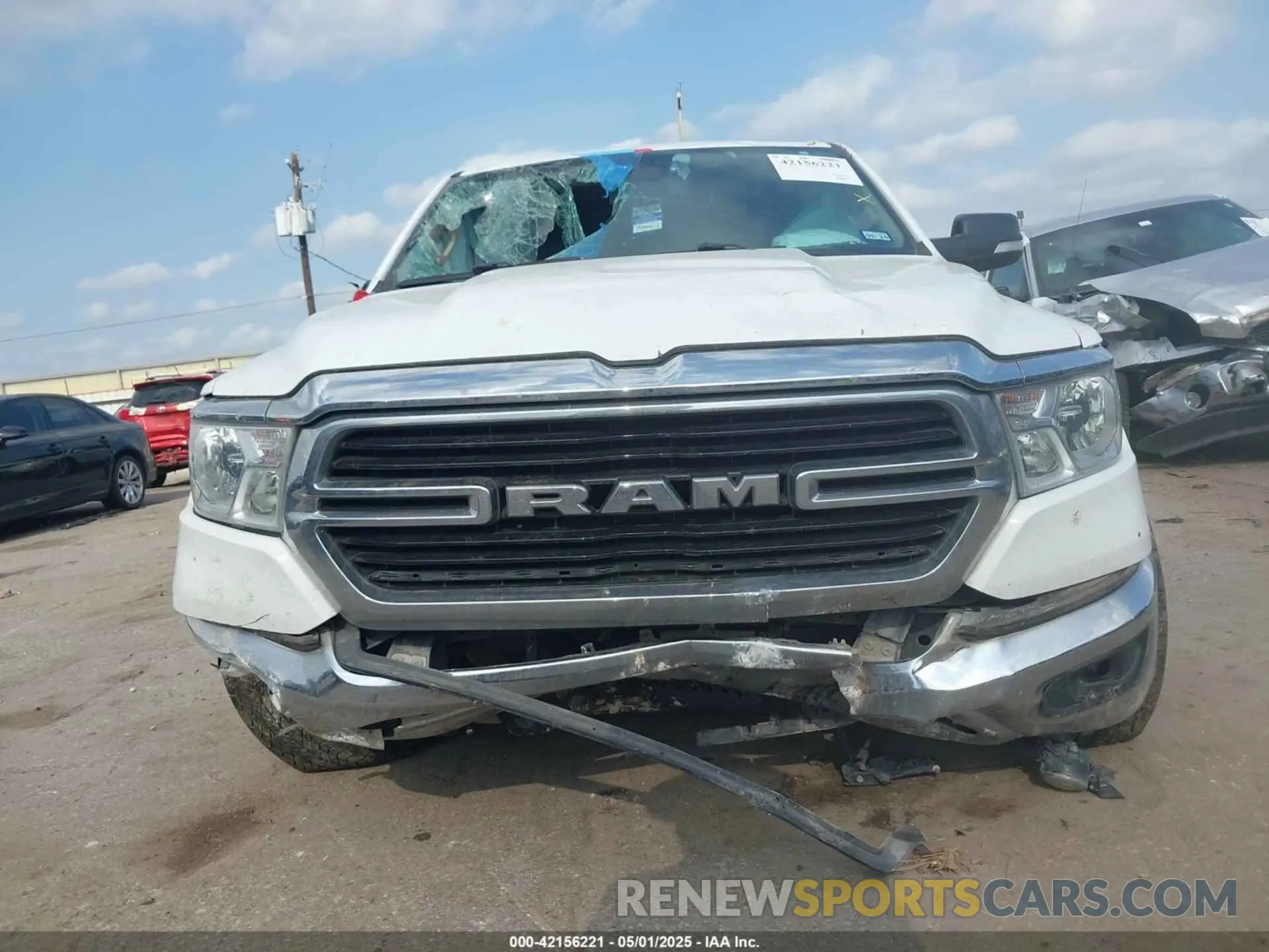 6 Photograph of a damaged car 1C6RREFT5KN596490 RAM 1500 2019