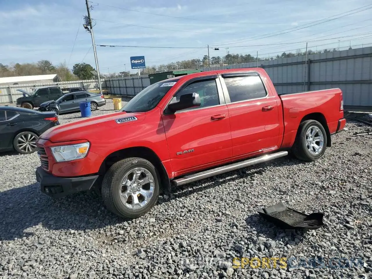 1 Фотография поврежденного автомобиля 1C6RREFT5KN664285 RAM 1500 2019